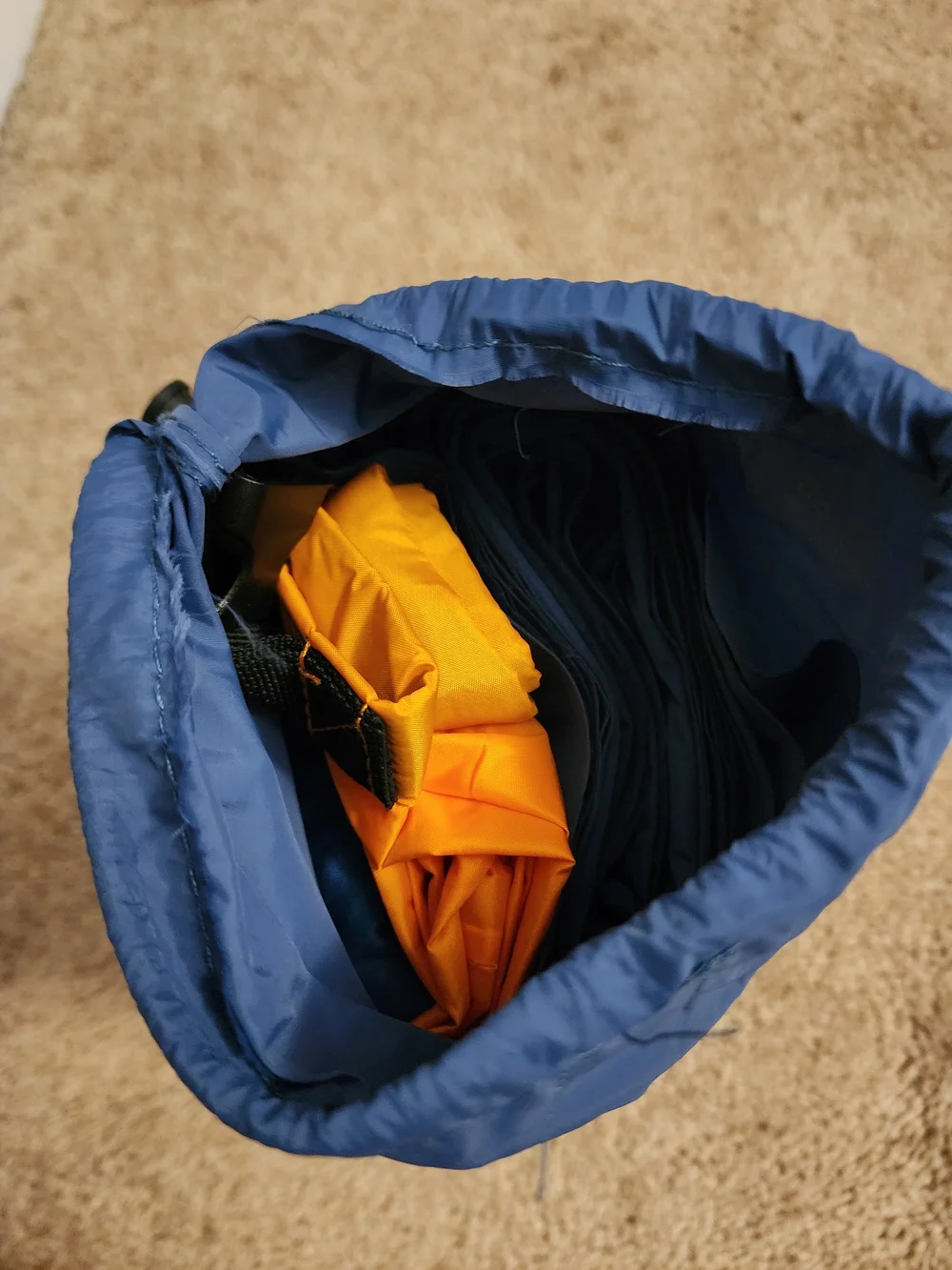 Inflatable HuTools Navy Blue Camping Sleeping Pad - Lightweight Air Mattress